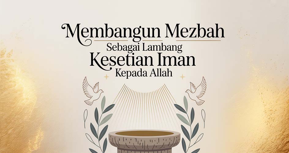 Membangun Mezbah Sebagai Lambang Kesetiaan Iman Kepada Allah